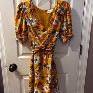 Sugar lips floral mini dress